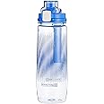 Royalford 850ml Water Bottle - Reusable Water Bottle Wide Mouth with Hanging Clip | Printed Bottle | Perfect while Travelling, Camping, Trekking & More