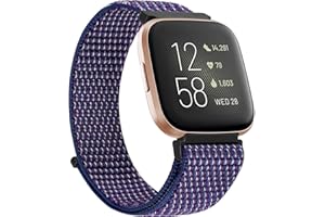 TumCez Cinturino in Nylon Compatibile con Fitbit Versa 2/Fitbit Versa/Fitbit Versa Lite/Fitbit Versa SE Cinturino Sportivo di Ricambio Regolabile per Donna Uomo