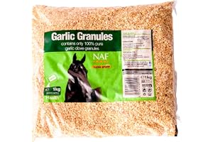 NAF Garlic Granules Refill 1kg – 100% Pure Garlic Supplement for Horses – Supports Respiratory Health, Circulation & Immune S