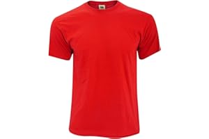 Fruit of the Loom Herren Original T Kurzärmeliges Rundhals-T-Shirt (1er Pack)