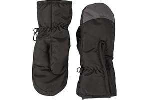Mountain Warehouse Kids Snow Mittens - Snow Proof Ski Gloves, Adjustable Cuffs, Fleece Lined - For Autumn Winter & Outdoors