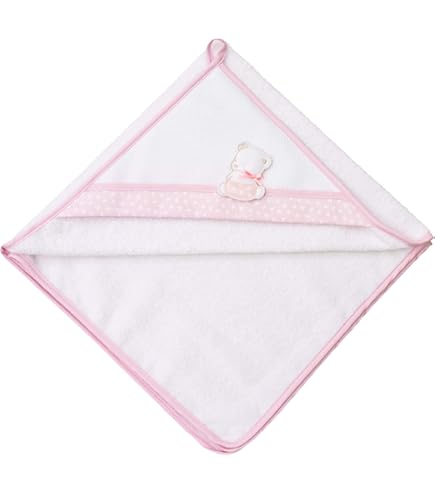 Accappatoio Triangolo Neonato In Spugna Con Tela Aida Da Ricamare - Stella, Cotone, Made In Italy - Foto 12