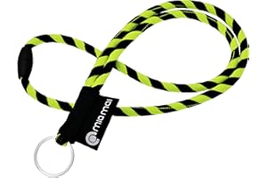 MIA MAI BUTTONS Mia Mai smycz rurowa (45 cm), smycz z zapięciem zabezpieczającym, breloczek do kluczy