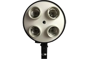 DynaSun SLH3 4in1 E27 Adapteur Éclairage Douille Photo Vidéo Studio Photo pour Flash Barebulb Lumière Ampoules de Jour