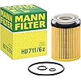 MANN-FILTER HU 711/6 z Oil Filter - CARS + TRANSPORTERS, White