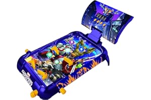 Lexibook, Guardiani della Galassia, Flipper elettronico da Tavolo, Gioco d'azione e di riflessi per Bambini e Famiglie, Schermo LCD, Effetti Luminosi e sonori, Viola, JG610GG