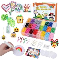 Set 6300 Perline Da Stirare 5mm - 24 Colori, Con Tavoletta, Carta Da Stiro, Motivi, Per Bambini E Creatività