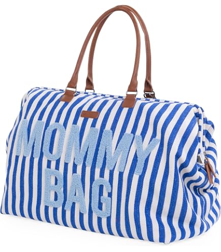 CHILDHOME, Mommy Bag, Sac a Langer, Maternité, Sac de voyage, Grande Contenance, Tapis à Langer, Bandoulière Ajustable, Compartimenté, Poche Isotherme, Passage pour Valise, Matelassé Noir : CHILDHOME