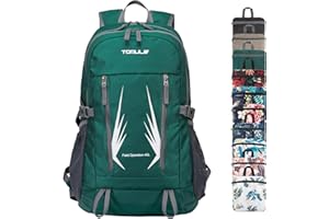 Tomule Mochila Trekking Senderismo Impermeabile Deporte Montana Bicicleta Playa Portatil Plegable Bolsa Viaje Accesorios Trabajo Hombre Trail Mujer Regalo Para Gimnasio Infantil 40L