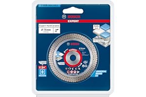 Bosch 1x EXPERT HardCeramic 76-mm-Diamanttrennscheiben (für Harte Fliesen, Harter Stein, Ø 76 mm, Professional Zubehör Mini-Winkelschleifer)