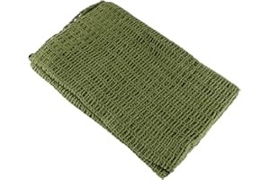 Web-tex Scrim Net Scarf 1m x 1m (39" x 39") – Tactical Cotton Military Face Cover Wrap, Lightweight Breathable Outdoor Scarves for Dust, Wind & Sun, Cold Night Protection