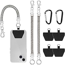 Cordino Per Telefono Crossbody 2 Pack - Laccio Collo E Polso Per Smartphone, Antifurto E Pratico