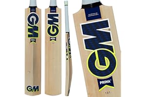 Gunn & Moore Batte de Cricket GM – Saule Cachemire – Poignée hexagonale – Disponible en Plusieurs Tailles et Tailles pour Enfants à Pleine Taille