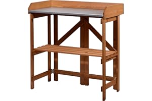dobar 29053FSC Table à Plantes Pratique en pin FSC, Repliable, 85 x 44 x 89 cm