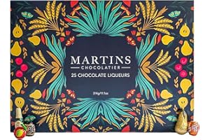 MARTIN’S CHOCOLATIER Martin's Chocolatier 25 Chocolate Liqueurs | Large Chocolate Gift Box | Alcohol Centre | Chocolate Assortment