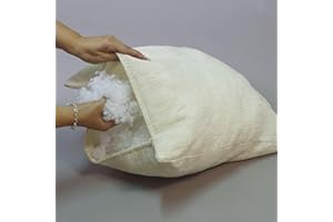 10XDIEZ Fibra Relleno cojín (Blanco - 1kg)