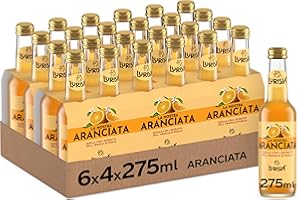 Lurisia La Nostra Aranciata – 24 Bottiglie in Vetro da 275ml, Bevanda Analcolica Prodotta con il Succo delle Arance Italiane e l’Estratto di Arance Pugliesi, Gusto Dissetante