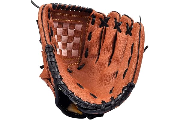 ZYYRSS Gant de Baseball pour Enfants/Jeunes/Adultes, Gants de Softball, Gants de frappeur de Sport Gant en Cuir PU Main Gauche, Lancer à Droite