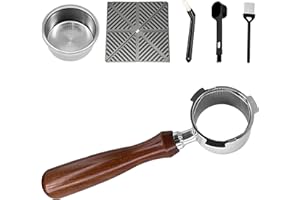 NEOUZA Filtre à café 51 mm sans fond compatible avec machine à expresso DeLonghi EC680/EC685, sans support de filtre de base