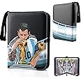 AllLeeGay Trading Card Album for Football Football Trading Card Binder Card Holder Album Trading Card Game Collection with 60 Removable Sleeves 480 Pockets football Card Book (B) AllLeeGay-kace-0001