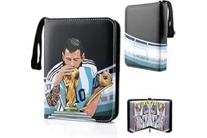 AllLeeGay Trading Card Album for Football Football Trading Card Binder Card Holder Album Trading Card Game Collection with 60 Removable Sleeves 480 Pockets football Card Book (B) AllLeeGay-kace-0001