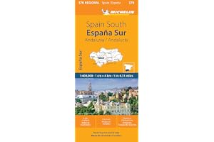 Andalucia - Michelin Regional Map 578: Straßen- und Tourismuskarte 1:400 000