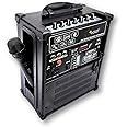 eLKO™C-30B Portable P.A. Amplifier|1 Wireless 3 Wired Mic Sockets| Karaoke| Professional Series Amplifier with U.H.F Wireless Mic Indoor, Outdoor PA System (40 W)|Black Color|Wooden Cabinet