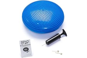 BLACK MOUNTAIN PRODUCTS Black in Products - Disco de estabilidad con bomba de mano - Balance Disc Blue, Azul