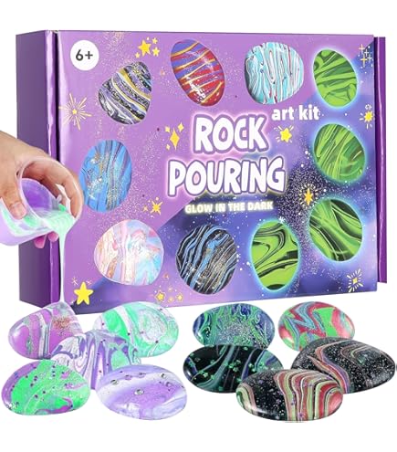 Siyrdxcbt Peinture Gonflante Set Puffy Paint Kit 10 Rectangulaire