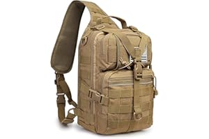 ‎G4FREE G4Free Tactical Sling Rucksack Groß Militär Schultertasche Umhängetasche für Outdoor Sport Camping Wandern