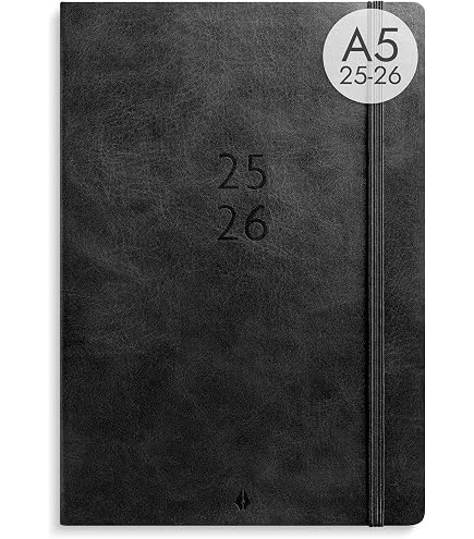 Agenda Scolaire Airness 2024-2025 - Format 12x17cm, Journalier, Couverture Rigide