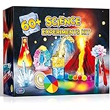 UNGLINGA 60+ Esperimenti Scientifici per Bambini, Kit Scienziato Piccolo Giochi Bambino, Chimico Laboratorio Chimica, Vulcano