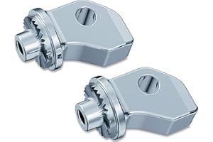 Kuryakyn 8836 Splined Male Mount Peg Adapters for Driver Footpegs and Floorboards: Indian, Victory Motorcycles, Chrome, 1 Pair