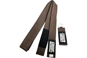 Choke&Chill BJJ Brazilian Jiu-Jitsu - Cinturón con llavero para adultos y niños Luta Livre