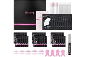 Kit de Elevación de Pestañas, Profesional Kit de Permanente Lifting Pestañas, Kit de Levantamiento de Pestañas DIY Salón, Rizado Semi Permanente, Lash Lift, Paquete Individual Beauty7 (10 Set)