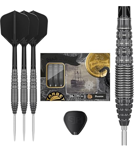 TARGET 限定 PLAYERS PRODUCED MIRACLE BLACK Target Japan Black Marque PW 2.0 Swiss Point Steel Tip Darts