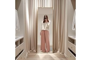 ‎JOULISE JOULISE Standspiegel & Wandspiegel mit Rahmen - dekorative Wandspiegel groß - Wandspiegel Ganzkörperspiegel - Full Body Mirror - Spiegel zum hinstellen - Spiegel Standspiegel