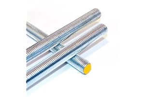 STABILO BEFESTIGUNGSTECHNIK 5 Stück 1 Meter M16 Gewindestangen Gewindebolzen Gewindestab verzinkt 8.8 DIN 975/976