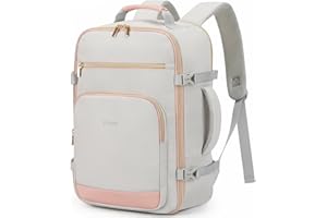 ETRONIK Ryanair Cabin Bags 40x30x20, 24L Underseat Travel Backpack Cabin Size Hand Luggage Bag with Side Pocket, 15 Inch Laptop Backpack, Waterproof Carry On Bag for Wizz Air, Easyjet, Grey