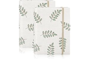 MOLEDINO 2 Pack Mini Album Photo 10x15 cm en Couverture Lin avec 100 Pochette, Petit Traditionnel Livre Photo Portable Compact Memory Book pour Bebe Enfant Mariage Voyage Anniversaire (Feuilles)