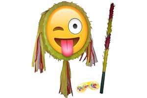 BOOGIE WOOGIE PINATAS Emoji Pinata (Tongue Wink)