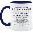 Tasse „An Meinen Lieben Schwiegersohn“ – Liebevolle Botschaft Von Der Schwiegermutter, Schwarz