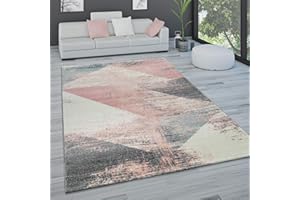 PACO HOME Dywan Do Salonu Z Krótkim W³osiem Pastelowy Vintage Abstrakcyjny Ró¿ne Style, Rozmiar:200x290 cm, Kolor: Wielokolorowy