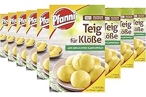 Pfanni Teig für Klöße aus gekochten Kartoffeln für ein leckeres Kartoffelgericht mit 100% deutschen Kartoffeln 9x 275 g