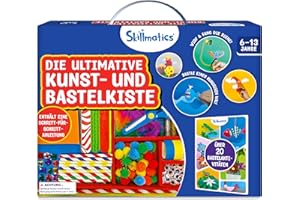 Skillmatics The Ultimate Craft Box, 2000+ Pieces, Craft Material, Creative DIY Craft Ideas, Step by Step Guide, Gifts for Children Aged 6 to 13 Years