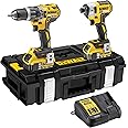 DeWalt DEWPDCK266P2 18 V 2 x 5.0 A Li-Ion XR Brushless Hammer Drill - Yellow (Pack of 2)