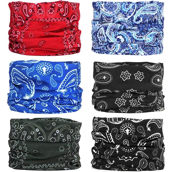 4 In 1 Fascia Bandana Passamontagna Multiuso - Traspirante E Lavabile - Per Moto, Sci, Corsa E Outdoor - Uomo E Donna - Taglia Unica