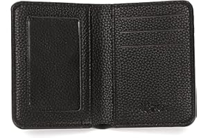 Zoomers Porta Carte Credito Uomo. Portafoglio Piccolo Slim, 5 slot di Portatessere e 1 per banconote. Mini portabanconote Tascabile Nera