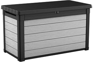 Keter Denali Grey 380 Litre Resin Trunk 122.9 x 62.1 x 70.9 H cm