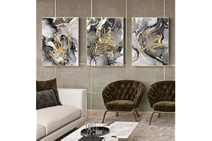 EPOKNQ Islamische Kalligraphie Wandkunst Set, arabische Kalligraphie Leinwanddrucke, Poster Leinwanddrucke Dekoration, Moderne Wanddekoration Bilder, ungerahmt (50x70cm*3)